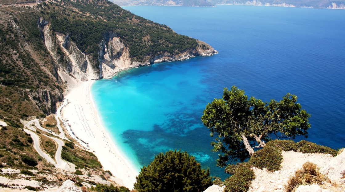 'Myrtos beach, Kefalonia isle' - Kefalonia